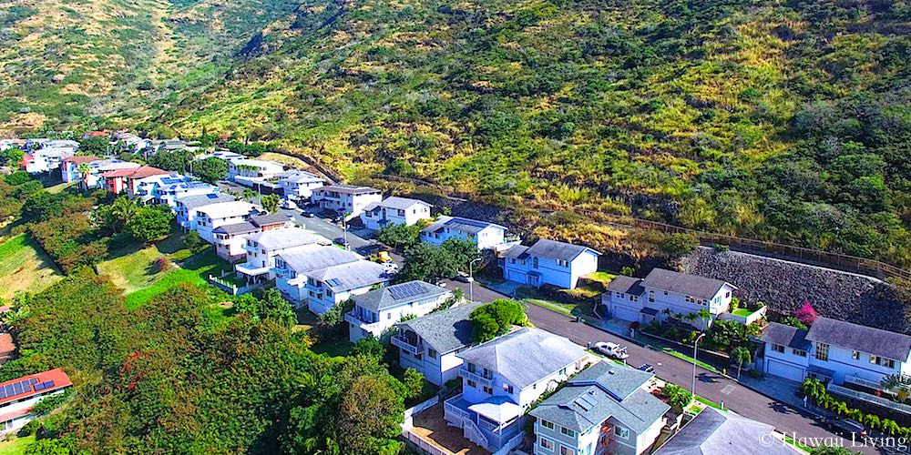 Kamiloiki Homes - Aerial Photo